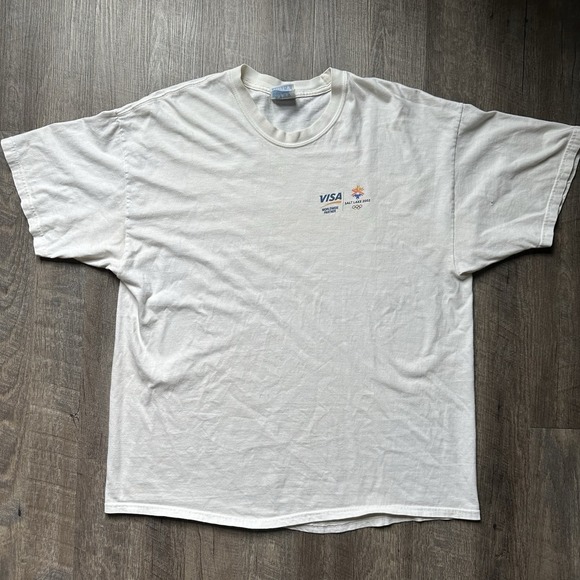 Vintage 90's VISA America's Olympic Team Partner USA Shirt Size XL Mens